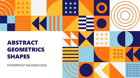 Abstract Geometric Shapes Powerpoint Background