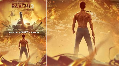 Baaghi 3 First Look Poster Tiger Shroff S Ronnie Gears Up To Take On A