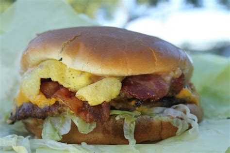 Would you put it on a board with some nice salame and prosciutto? Bacon Double Cheeseburger - Louis Burger III ...