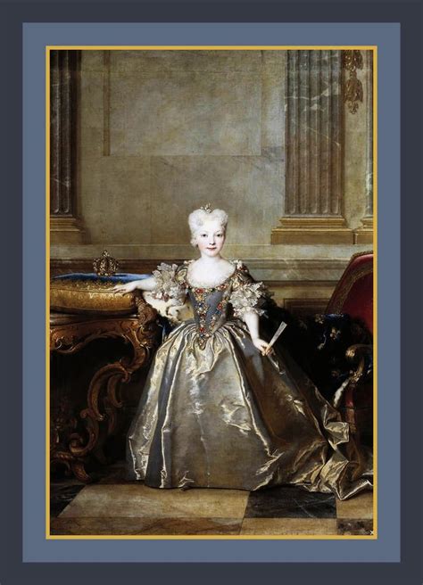 Louis Xv King Of France And Navarre ~1724 Infanta Mariana Victoria Of Spain To Whom Louis Xv Was