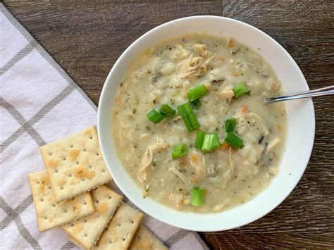 In a large pot over medium heat, combine broth and chicken. Copycat Panera Chicken & Wild Rice Soup - Hot Rod's Recipes