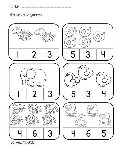 Pin By Emanuela On Mats Preschool Counting Worksheets Math