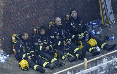 Firefighters Whove Been Battling The Grenfell Tower Fire For 12 Hours