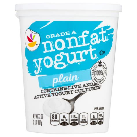 Save On Giant Yogurt Plain Nonfat Order Online Delivery Giant