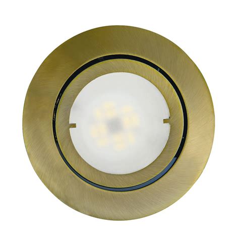 Pivotable Led Recessed Light Joanie Antique Brass Lights Ie