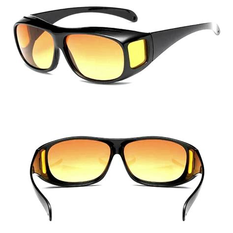 night vision driver goggles unisex h d vision sun glasses car driving glasses uv protection