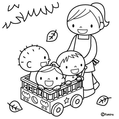 Pinto Dibujos: Otoño para colorear