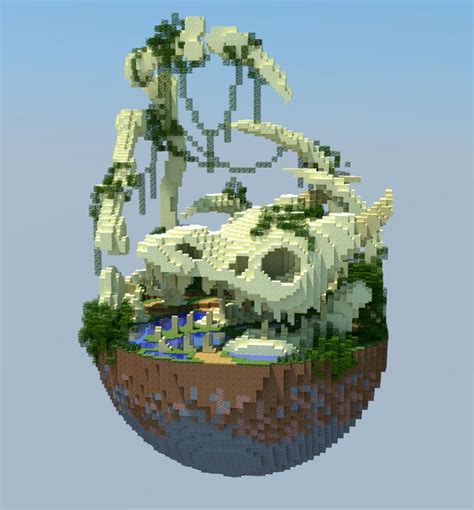 Learn more here you are seeing a 360° image instead. 50x50 Build Dragon bone Minecraft Map