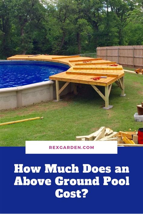 How Much Does An Above Ground Pool Cost Above Ground Pool Cost Pool