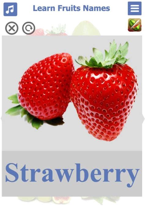 Learn Fruits Name 🍓🍉🍍🍎 Fruits Name In English Cho Android Tải Về Apk