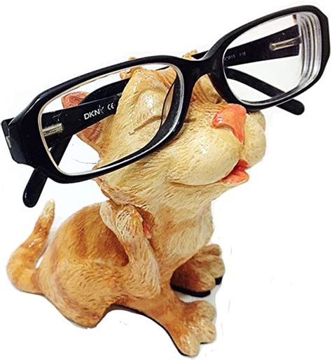 Tabby Kitty Cat Lovers Novelty Eyeglass Holder Stand T Health And Household