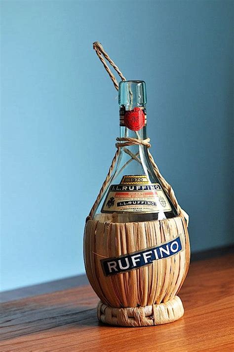 Vintage Empty 1970 Ruffino Chianti Italian Wine Bottle Etsy Canada