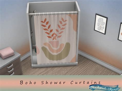 Boho Showerbath Combo For Sims 4