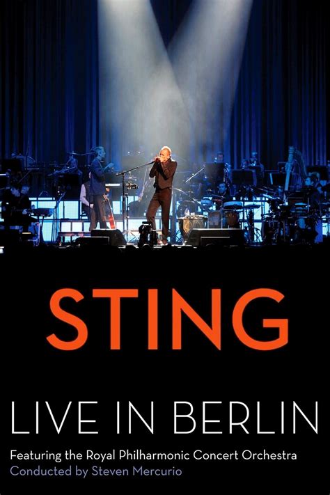 Sting Live In Berlin 2010 Posters — The Movie Database Tmdb