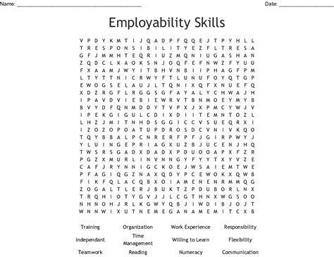 Letter Dlogo The Secret Life Of Employability Skills Worksheets And