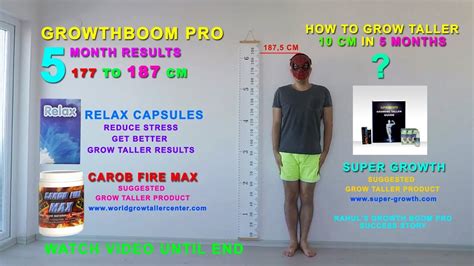 I would talk with your doctor about it. I Grew 10 cm Taller in 5 Months by Growth Boom Pro / %100 ...