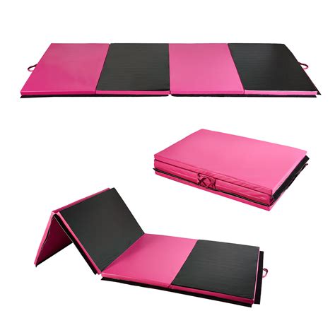 Ainfox 4102 Gymnastics Gym Mat Folding Exercise Aerobics Mat Yoga Mat Stretching Mat Martial