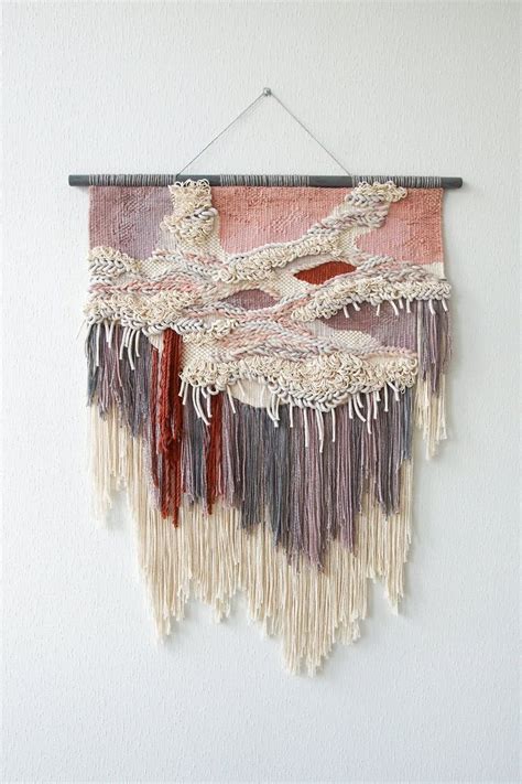 Textile Wall Hanging Woven Wall Hanging Large Woven Etsy Woven Wall