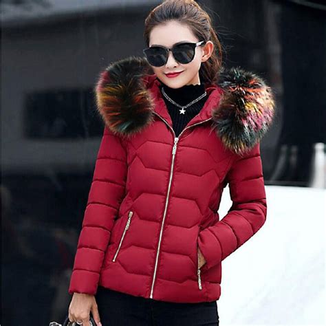 stainlizard short slim women winter coats casual female fashion jackets ladies outwear women
