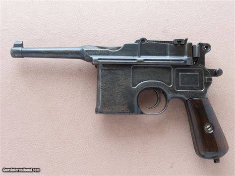 Mauser Model 1896 Bolo Broomhandle Pistol In 30 Mauser Caliber All