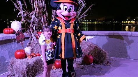 Meeting Witch Minnie Mouse At Grand Floridian Halloween Party Youtube