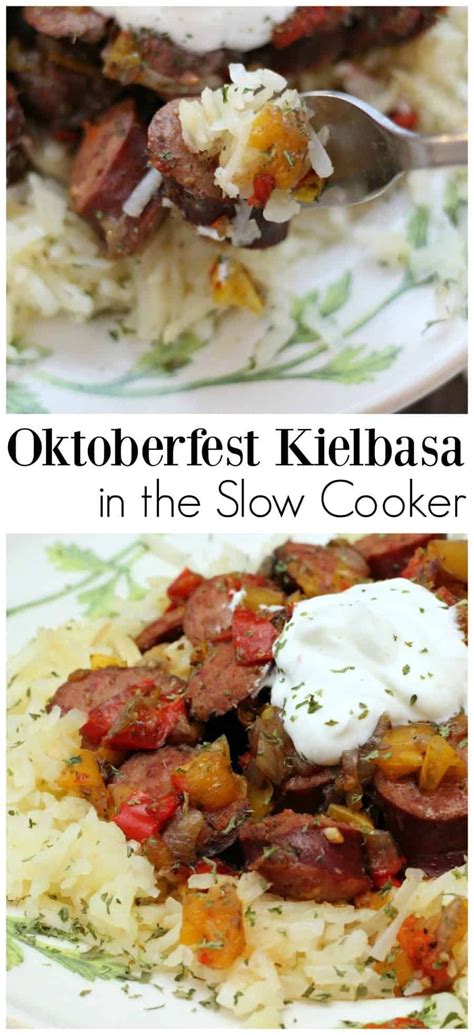 Slow Cooker Oktoberfest Kielbasa 10 Stuffed Peppers