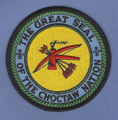 Choctaw Nation Tribal Seal Patch