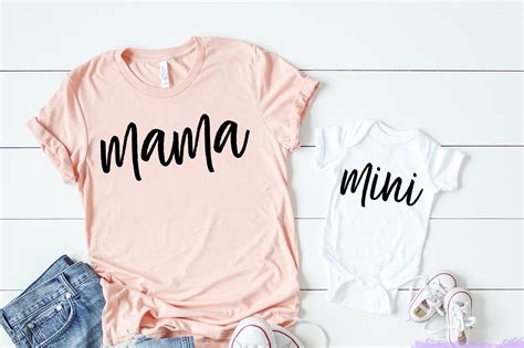 Mama And Mini Mama Mommy And Me Svg Mama Mini Svg Mommy Etsy