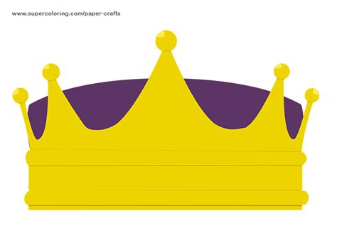 Crown Printable Template  Free Printable Papercraft Templates