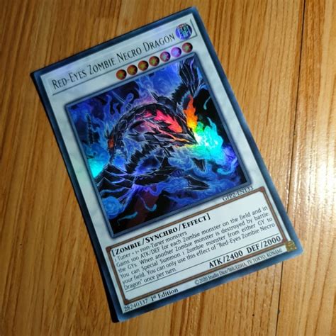 Jual Tgc Yu Gi Oh Red Eyes Zombie Necro Dragon Shopee Indonesia