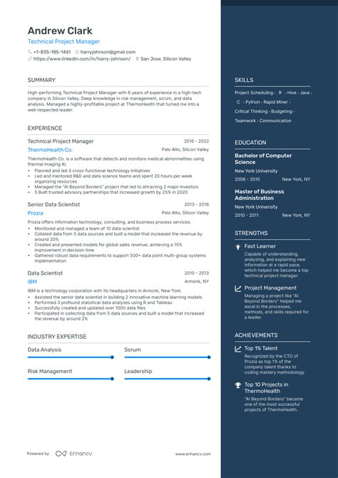 5 Silicon Valley Resume Examples And Guide For 2023