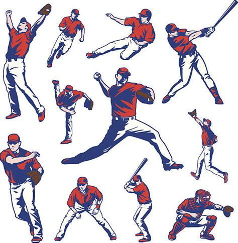 Royalty Free Baseball Player Clip Art Vector Images