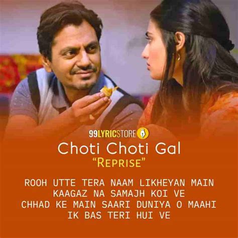 Choti Choti Gal Reprise Lyrics Motichoor Chaknachoor Jyotika Tangri