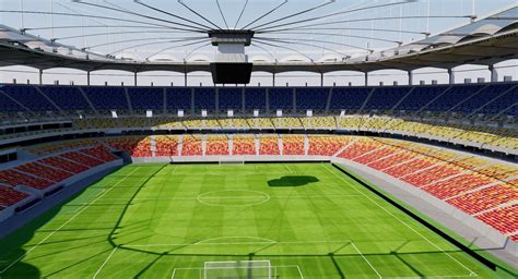 The stadium is owned by the city of bucharest, but can be rented by any football. 3D Romania National Arena - Bucharest | CGTrader