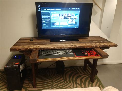 I Built My First Battlestation Desk For 40 This Weekend Rbattlestations