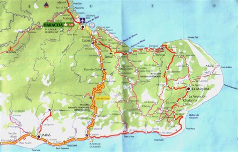 Baracoa Cuba Mapa