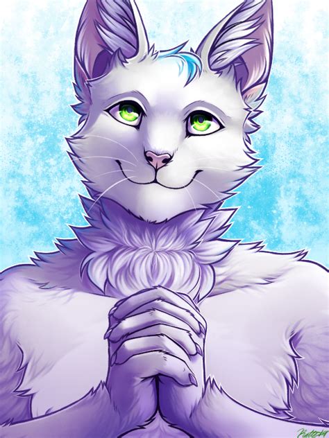 Furrybooru 2019 5 Fingers Anthro Biped Bust Portrait Clasped Hands