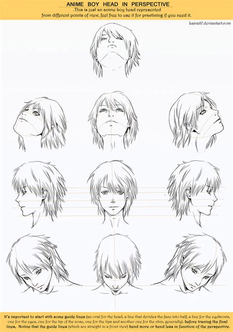 Anime Head Angles Perspective By Lairam On Deviantart