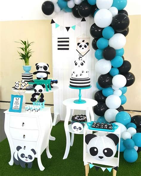 Panda Menino Festa Festa De Aniversário Do Panda Decoração Festa