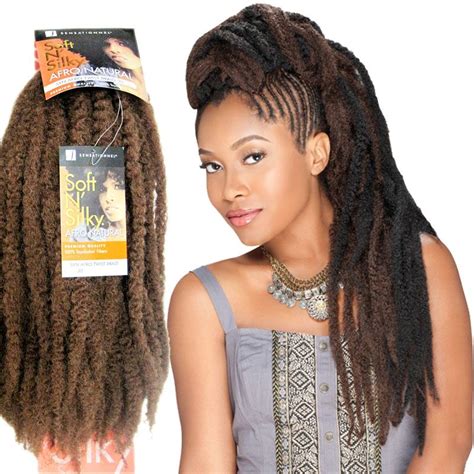 18inches Marley Twist Braid Kanekalon Fiber Afro Kinky Crochet Braid Extension Color Brown