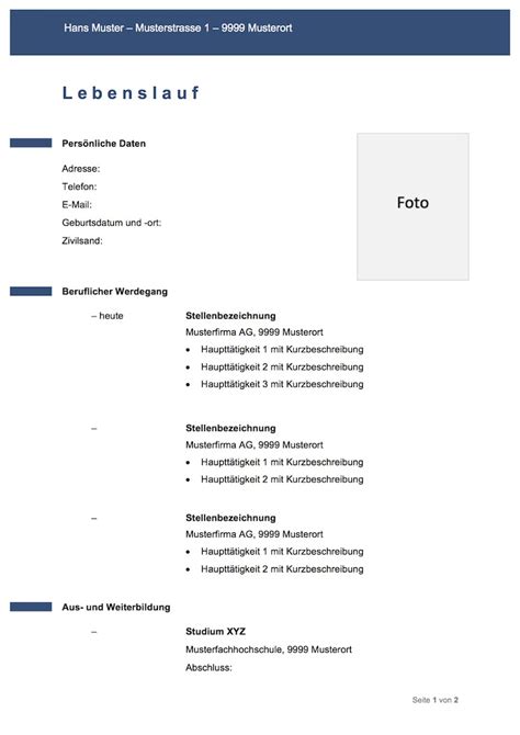 Gabi jahn vom waldkindergarten deizisau. Lebenslauf Vorlage (Klassisch & modern) | 11 kostenlose Word-Vorlagen