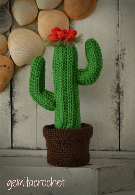 Se teje con la técnica de crochet y necesitarás saber hacer: cactus crochet | Cactus de ganchillo, Cactus a crochet ...