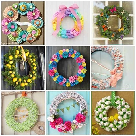 Spring Wreaths 30 Diy Ideas From Easter Succulent Flower And