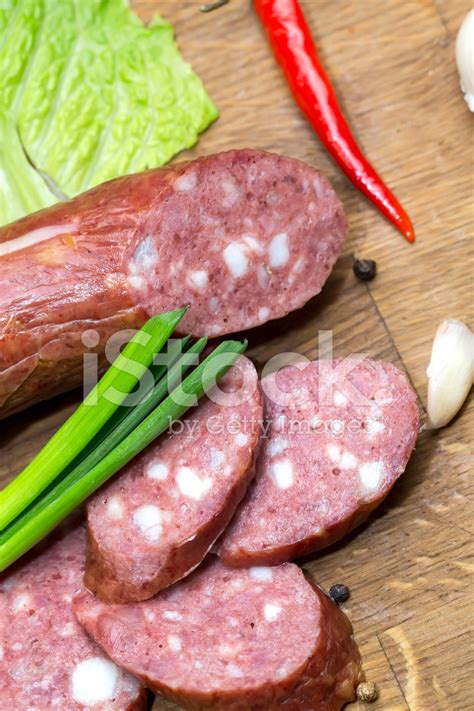 Sausages Stock Photo Royalty Free Freeimages