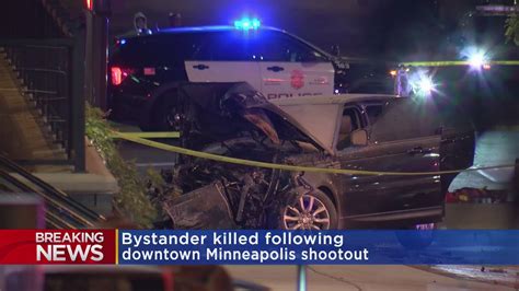 Downtown Mpls Shootout Ends In Crash Killing Innocent Woman Youtube