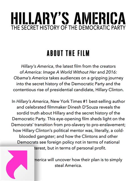 Action adventure drama history romance war. Hillary's America: The Secret History Of The Democratic Party
