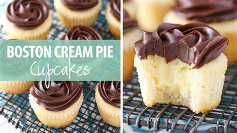 Beat until light and fluffy, at least 30 seconds. Boston Cream Pie Cupcakes - YouTube