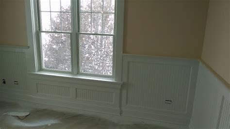 Today i'm going to walk you through how i would scribe a piece of beadboard to the end of a stool and apron. Wainscoting To 1x4 Casing Transition - Page 2 - Finish ...