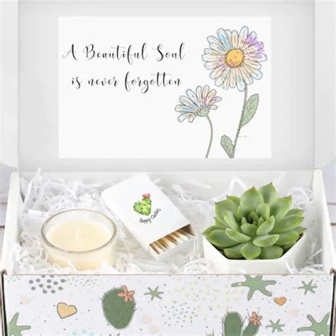 A Beautiful Soul Is Never Forgotten So Sorry Friend Gift Etsy Succulent Gifts Divorce Gift