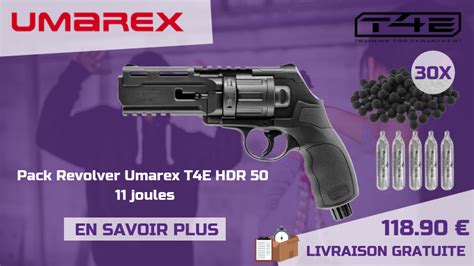 Utilisation et test du revolver Umarex T4E HDR 50 (11 joules ...